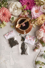 Podziękowania dla Gości Weselnych Saszetki prezenciki podarunki po weselu w postaci zielonej lub czarnej herbaty   0