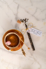 Podziękowania dla Gości Weselnych Fiolki podarunki ślubne dla gości weselnych w postaci zielonej lub czarnej herbaty   0