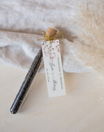 Podziękowania dla Gości Weselnych Fiolki wyjątkowe podziękowanie dla gości weselnych, piękne podziękowania dla gości fiolka z herbata, szklana fiolka z herbatką lub kawą 1