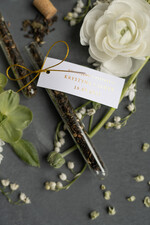 Podziękowania dla Gości Weselnych Fiolki podziękowania dla gości weselnych za przybycie  fiolki na herbatkę lub kawę    1