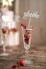 Figurki na tort / cake topper statuetki do drinków figurki na tort weselny   1