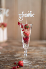 Figurki na tort / cake topper statuetki do drinków figurki na tort weselny   4