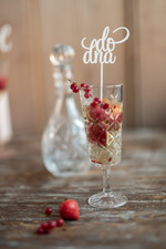 Figurki na tort / cake topper statuetki do drinków ozdoby na tort weselny   0