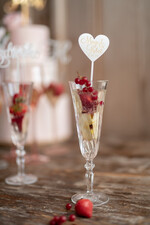 Figurki na tort / cake topper statuetki do drinków ozdoby na tort weselny   1