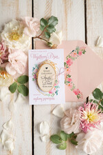 Zmień/Zarezerwuj datę ślubu - save the date botaniczne zawiadomienia ślubne   1