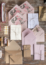 PREZENTY NA RÓŻNE OKAZJE  Kaligrafia Zestaw do nauki kaligrafii nowoczesnej oraz zestaw papeterii 5