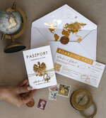 Zaproszenia ślubne paszport / podróże Zaproszenia ślubne paszport do miłości w folderze , zaproszenia ślubne z motywem podróży, zaproszenia na ślub dla podróżników3
