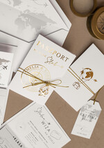 Zaproszenia ślubne paszport / podróże Zaproszenia ślubne paszport do miłości, zaproszenia ślubne z motywem podróży, zaproszenia na ślub dla podróżników7