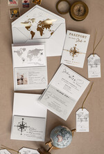 Zaproszenia ślubne paszport / podróże Zaproszenia ślubne paszport do miłości, zaproszenia ślubne z motywem podróży, zaproszenia na ślub dla podróżników8