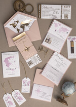 Zaproszenia ślubne paszport / podróże Zaproszenia ślubne paszport do miłości, zaproszenia ślubne z motywem podróży, zaproszenia na ślub dla podróżników21