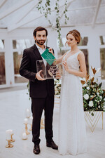 Pudełko na koperty  glamour nowoczesne wyjątkowe przezroczyste pudełko na koperty wesele w stylu glamour1