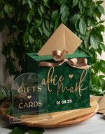 Pudełko na koperty  glamour pomysł na pudełko na pieniądze ślub i wesele, eleganckie pudełko na pieniądze, prezent dla młodej pary kopertówka na pieniądze 3