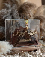 Pudełko na koperty  glamour akrylowa kopertówka na koperty, pudełko na koperty przezroczyste z pleksy, pomysł na pudełko na koperty na weselu, akrylowe pudełko na koperty  7