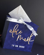 Pudełko na koperty  glamour pomysł na pudełko na pieniądze ślub i wesele, eleganckie pudełko na pieniądze, prezent dla młodej pary kopertówka na pieniądze2