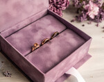 Pudełka Szkatułki na Obrączki glamour ekskluzywne welurowe pudełko na obrączki, personalizowana szkatułka na obrączki ślubne, welurowa szkatułka na obrączki, aksamitne pudełko na obrączki3