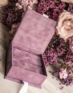 Pudełka Szkatułki na Obrączki glamour ekskluzywne welurowe pudełko na obrączki, personalizowana szkatułka na obrączki ślubne, welurowa szkatułka na obrączki, aksamitne pudełko na obrączki4