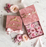 Pudełka Szkatułki na Obrączki glamour piękne welurowe pudełko na obrączki, personalizowane pudełko do podawania obrączek ślubnych, aksamitne pudełko na obrączki, welurowa szkatułka na obrączki1