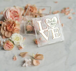 Pudełka Szkatułki na Obrączki glamour przezroczysta  szkatułka  pudełko na obrączki ślubne złote napisy wasze imiona i data  idealne na glamour wesele5