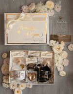 Prezenty, Podziękowania dla Rodziców zestawy prezentowe kubki filiżanki pomysł na prezent dla Rodziców na weselu, filiżanki biała i czarna dla Rodziców, prezent dla Rodziców od Młodej Pary, podziękowanie dla Rodziców 0