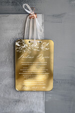 Przysięga Małżeńska  Błogosławieństwo od Rodziców Błogosławieństwo od Rodziców Błogosławieństwo od Rodziców złote lustro 3 mm0