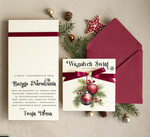 Kartki świąteczne z logo firmy Kokardki  bożonarodzeniowe kartki swiateczne z logo firmy, firmowa biznesowa kartka świąteczna, eleganckie kartki świateczne z kokardką dla firm1