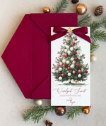 Kartki świąteczne z logo firmy Kokardki  kartka świąteczna z logo waszej firmy, karnety bożonarodzeniowe i na nowy rok z kokardką0