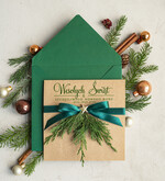 Kartki świąteczne z logo firmy natural ekologiczna kartka świąteczna z twoim logo, biznesowe kartki świąteczne z życzeniami, naturalna eko karta swiateczna0