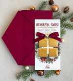 Kartki świąteczne z logo firmy natural kartka świąteczna z logo waszej firmy, ręcznie robione kartki świąteczne z czekoladką, kartki na święta bozegonarodzenia z czekoladkami1