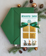 Kartki świąteczne z logo firmy natural kartka świąteczna z logo waszej firmy, ręcznie robione kartki świąteczne z czekoladką, kartki na święta bozegonarodzenia z czekoladkami1