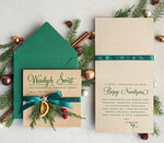 Kartki świąteczne z logo firmy natural ekologiczna kartka świąteczna z twoim logo, biznesowe kartki świąteczne z życzeniami, naturalna eko karta swiateczna1