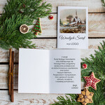 Kartki świąteczne z logo firmy Retro/nowoczesne biznesowe kartki świąteczne z Twoim logo, karnety bożonarodzeniowe i na nowy rok1