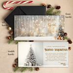 Kartki świąteczne z logo firmy Retro/nowoczesne firmowe kartki bozonarodzeniowe z logo, karnety bożonarodzeniowe firmowe, kartki świąteczne dla pracowników, eleganckie kartki świąteczne z logo firmy2