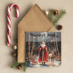 Kartki świąteczne z logo firmy Retro/nowoczesne eleganckie kartki z logo kartki świąteczne z Twoim logo, świąteczne kartki dla firm z logo, kartki świąteczne dla pracowników karnety bożonarodzeniowe0