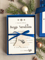 Kartki świąteczne z logo firmy kartka pudełko Biznesowe kartki świąteczne z logo w pudełku dzwonek bombką na choinkę- drewniane zawieszki na choinkę prezent dla klientów4