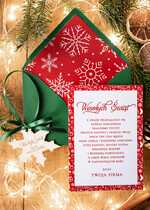 Kartki świąteczne z logo firmy z magnesem lub zawieszką na choinkę kartki świąteczne dla firm Drewniana bombka zawieszka na choinke z Logo firmy świateczna kartka firmowa 1