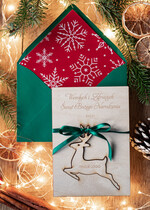 Kartki świąteczne z logo firmy z magnesem lub zawieszką na choinkę kartki świąteczne dla firm Drewniana bombka zawieszka na choinke z Logo firmy świateczna kartka firmowa 0