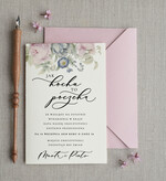 Zmień/Zarezerwuj datę ślubu - save the date Zmień datę Ślubu zmień datę ślubu karta dopasowana do zaproszeń wyślij informację do swoich gości 1