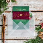 Kartki świąteczne z logo firmy welurowe zielone kartki świąteczne z logo twojej firmy aksamitne zielone kartki świąteczne, firmowe kartki swiateczne, kartki świąteczne dla firm2