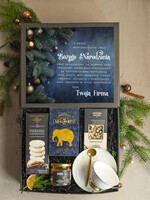 Prezenty oferta dla Firm kubki, filiżanki, kubki termiczne  kosz prezentowy premium z kubkiem dla firm, prezent biznesowy z kawą i herbatą, upominki na święta dla pracowników 1