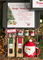 Prezenty oferta dla Firm kubki, filiżanki, kubki termiczne Mikołajowy Kubek w zestawie świątecznym z logo firmy , prezenty biznesowe z kawą i herbatą, upominki na święta dla pracowników i kontrahentów, personalizowane prezenty firmowe, zestawy świąteczne z logo,1