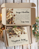 Prezenty oferta dla Firm zestawy na rozgrzewkę Oryginalne prezenty świąteczne dla pracowników, kosz prezentowy  z logo upominek świąteczny dla  klientów biznesowych, świąteczne boxy prezentowe2