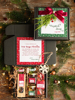 Prezenty oferta dla Firm kawa  herbata miód Prezenty świąteczne dla klientów biznesowych, elegancki prezent z miodem od firm z logo, prezent świąteczny dla pracowników0