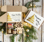 Prezenty oferta dla Firm kawa  herbata miód Drobne Prezenty na Boże Narodzenie dla klientów, bożonarodzeniowy prezent biznesowy dla firm herbata i miód, paczki na święta dla pracowników, upominek biznesowy box swiąteczny zestaw z logo 0