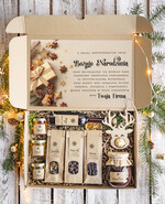 Prezenty oferta dla Firm kawa  herbata miód Prezenty na Boże Narodzenie dla klientów, bożonarodzeniowy prezent biznesowy dla firm z kawą  i  herbatą, paczki na święta dla pracowników, upominek biznesowy box swiąteczny zestaw z logo 0