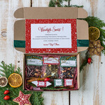 Prezenty oferta dla Firm kawa  herbata miód Prezenty świąteczne dla firm, ręcznie opakowane zestawy aromatyzowana herbata i kawa2