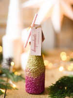 prezenty dla niej zestawy do grzańca romantyczny prezent dla żony na święta brokatowa butelka10