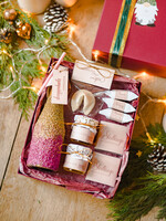 prezenty dla niej zestawy do grzańca romantyczny prezent dla żony na święta brokatowa butelka2