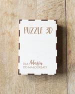 prezenty dla niego Puzzle, drewniane skrzynie, skarbonki pomysł na prezent świąteczny dla dziadka puzzle drewniane 3D8