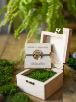 prezenty dla niej bransoletki szczęścia  wyjątkowy prezent dla narzeczonej pod choinkę drewniana bransoletka szczęścia   4