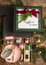 Prezenty indywidualne  zestawy z kubkiem i filiżanką praktyczny świąteczny dla niej pod choinkę, ciekawy prezenty dla mamy na swieta, box filiżanka i zestaw do kawy herbaty dla dziewczyny, bozonarodzeniowy prezent dla mamy0